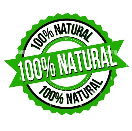 100 percent natural quality 